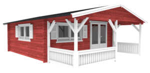 Blokhut 5x4+2Z 695x645 cm - Afbeelding 7