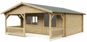 Blokhut 5x4+2 540x645 cm - Afbeelding 3