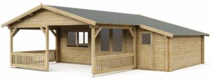 Blokhut 5x4+3Z 695x745 cm - Afbeelding 3