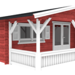 Blokhut 5x5+2 540x745 cm - Afbeelding 7