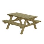 Picknicktafel 45 mm, 150x150 cm