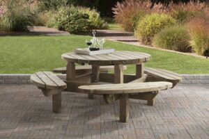 Picknicktafel Rond - Afbeelding 2