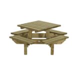 Kinderpicknicktafel Vierkant