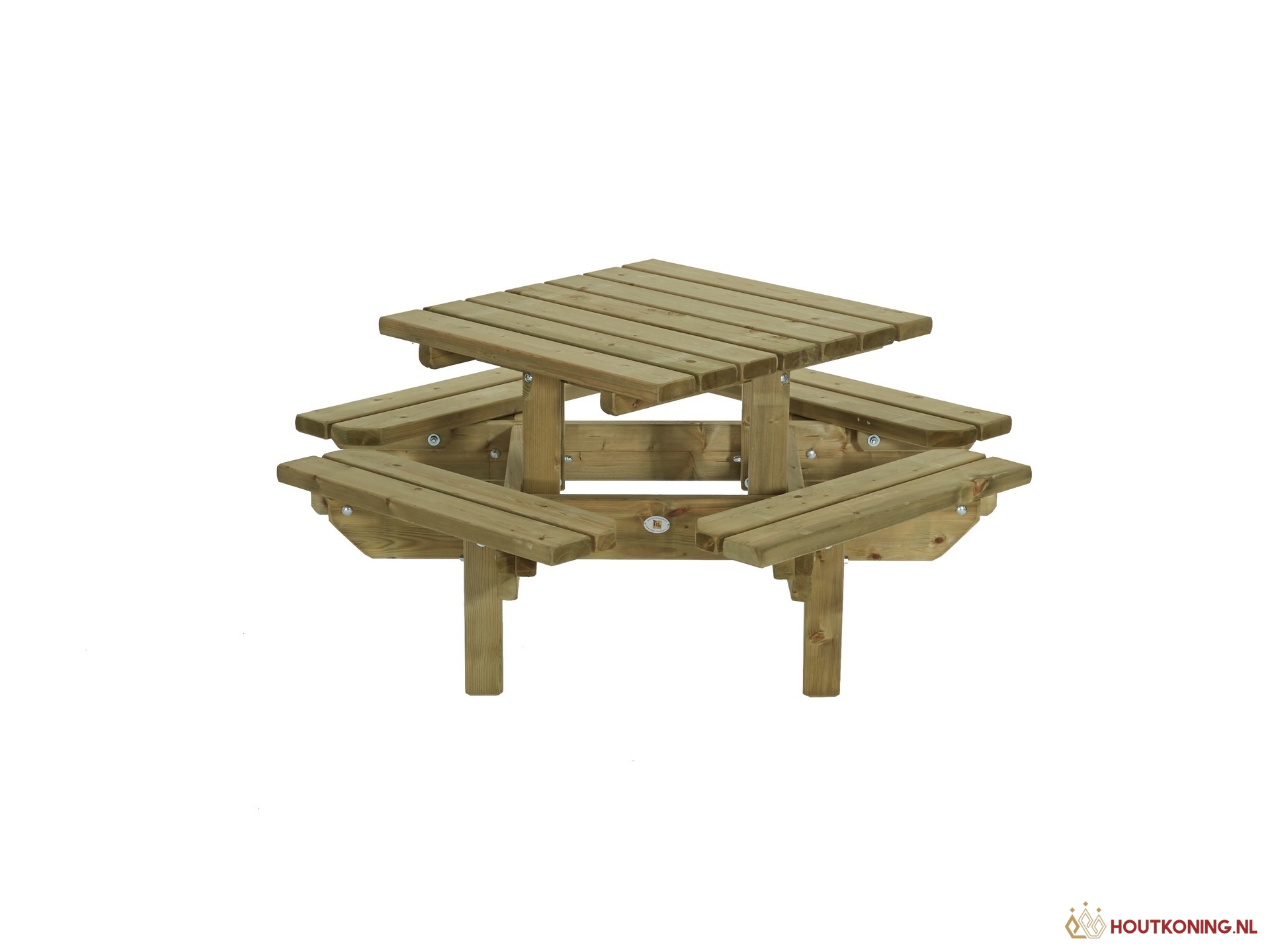 8719074041605 Kinderpicknicktafel Vierkant - Afbeelding 1