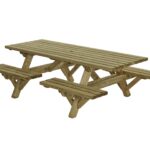 Picknicktafel Open instap hardhout