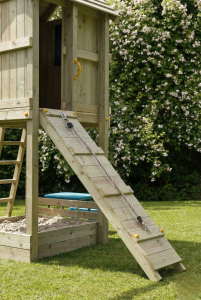 Aanbouwklimwand speeltoestel Ramp grenen - Afbeelding 2