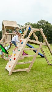 Aanbouwschommel speeltoestel Challenger grenen - Afbeelding 3
