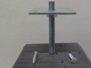 Betonpoer antraciet 19,5x19,5x58cm - Afbeelding 2