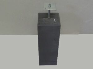 Betonpoer antraciet 19,5x19,5x58cm