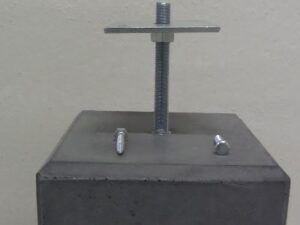 Betonpoer antraciet 22x22x58cm - Afbeelding 2