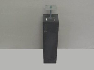 Betonpoer 15x15x58cm, zonder facetrand