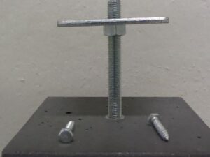 Betonpoer 20x20x50cm, zonder facetrand - Afbeelding 2