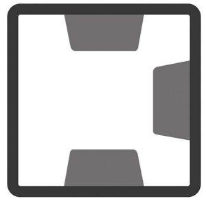 Afdekpet T-model antraciet - Afbeelding 2
