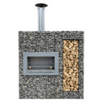 Schanskorf Buitenhaard met houtopslag nieuw - Afbeelding 2