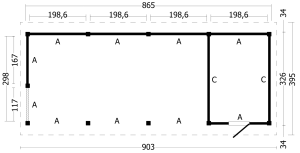 Zadeldak Hamar L Type 10 - Afbeelding 2
