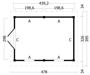 Zadeldak Hamar L Type  4 - Afbeelding 2