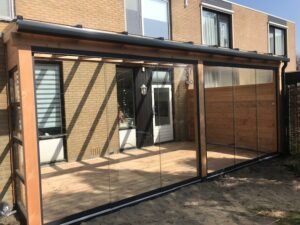 Veranda muuraanbouw met glas - Afbeelding 6