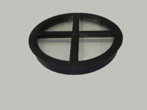 Ossenoog vast 510x640 mm dubbel glas - Afbeelding 2
