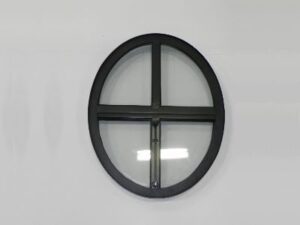 Ossenoog openklapbaar 510x640 mm dubbel glas - Afbeelding 3