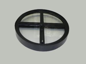 Ossenoog openklapbaar 510x640 mm dubbel glas - Afbeelding 2