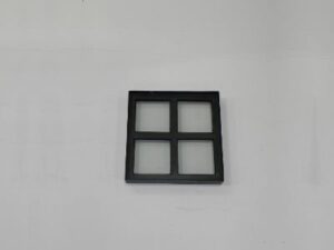 Stalen raam vast 300x300 mm dubbel glas - Afbeelding 3