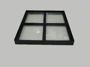 Stalen raam vast 500x600 mm dubbel glas - Afbeelding 2