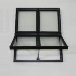 Stalen raam openklapbaar 500x600 mm dubbel glas