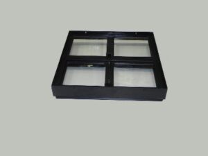 Stalen raam openklapbaar 400x400 mm dubbel glas - Afbeelding 3
