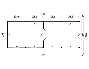 Plat dak Oslo L Type 11 - Afbeelding 5