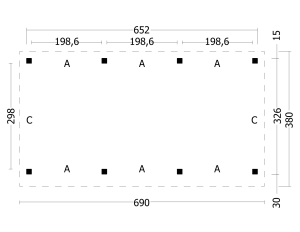 Plat dak Oslo L Type  5 - Afbeelding 2