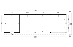 Plat dak Oslo XL Type 10 - Afbeelding 2
