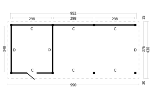 Plat dak Oslo XL Type  7 - Afbeelding 2