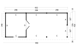 Plat dak Oslo XL Type  8 - Afbeelding 5
