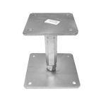 Paaldrager verstelbaar 120x120 mm