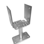Paaldrager verstelbaar U-model 80-160 mm