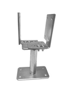 Paaldrager verstelbaar U-model 80-160 mm - Afbeelding 2