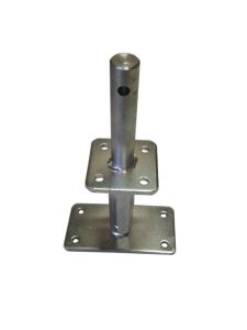 Paaldrager verstelbaar 80x80 mm met pen