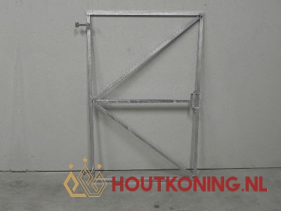 PO-19 IJzeren poortframe slotkast - Afbeelding 1