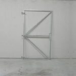 IJzeren poortframe 100x180 cm met slotkast