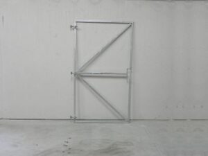 IJzeren poortframe 100x180 cm met slotkast