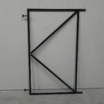 IJzeren poortframe zwart