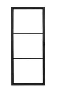 Stalen schuifdeur 957x2095 mm - 3 vaks