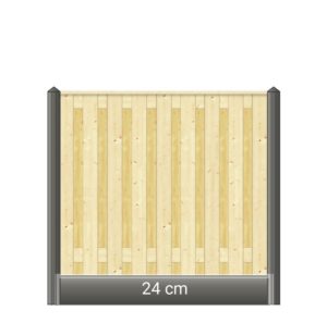 Tussen-Betonpaal 180 cm antraciet gecoat - Afbeelding 3