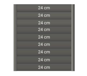 Tussen-Sleufpaal 280 cm antraciet - Afbeelding 5