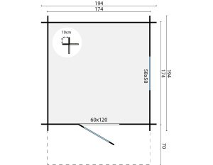 Speelhuisje Finland - Afbeelding 2