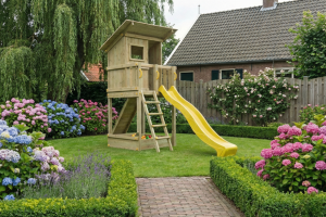 Speeltoren Beach hut grenen - Afbeelding 3