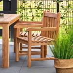 Teak Blokstoel Birmingham