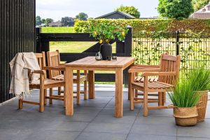 Teak Blokstoel Birmingham - Afbeelding 2