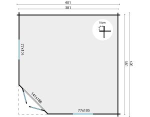 LOTTE 401x401 cm - Afbeelding 2