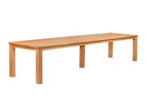 Teak Tafel groot Solide Rustiek